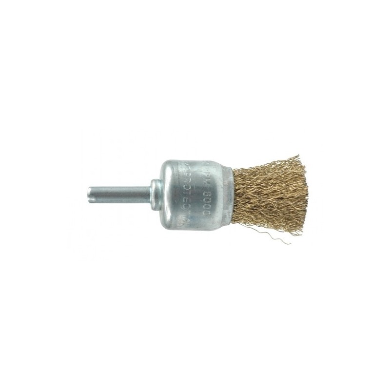 06991 VOREL Perie rotunda din sarma cu tija, diametru 17 mm