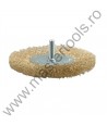 06985 VOREL Perie circulara din sarma, cu tija, diametru 75 mm