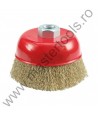 06970 VOREL Perie cupa din sarma, diametru 75 mm, filet M14