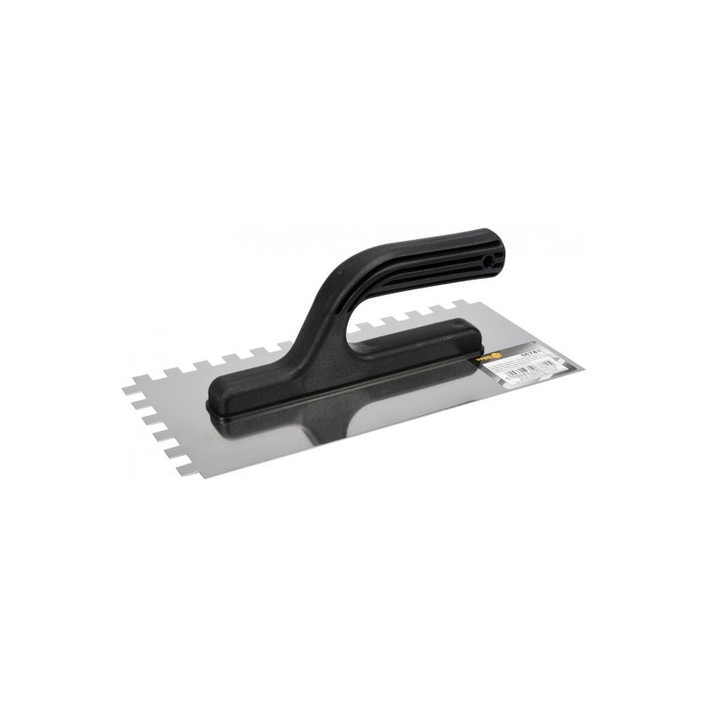 06781 VOREL Gletiera inox crestata, 130 x 280 mm, dinti 10 x 10 mm