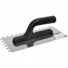 06781 VOREL Gletiera inox crestata, 130 x 280 mm, dinti 10 x 10 mm
