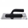 06781 VOREL Gletiera inox crestata, 130 x 280 mm, dinti 10 x 10 mm