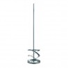 09056 VOREL Mixer pentru vopsea nichelat turbo, diametru 100 mm