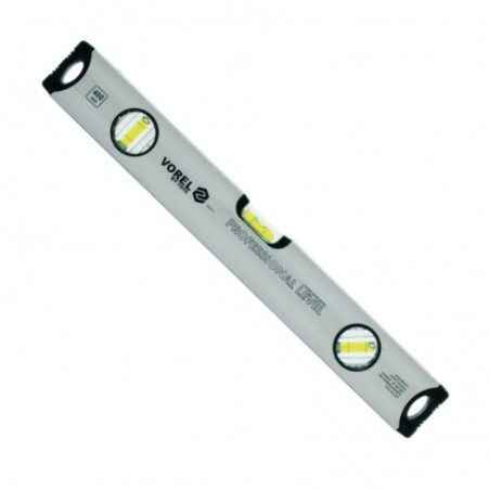 16551 VOREL Nivela aluminiu, cu trei bule, lungime 400 mm