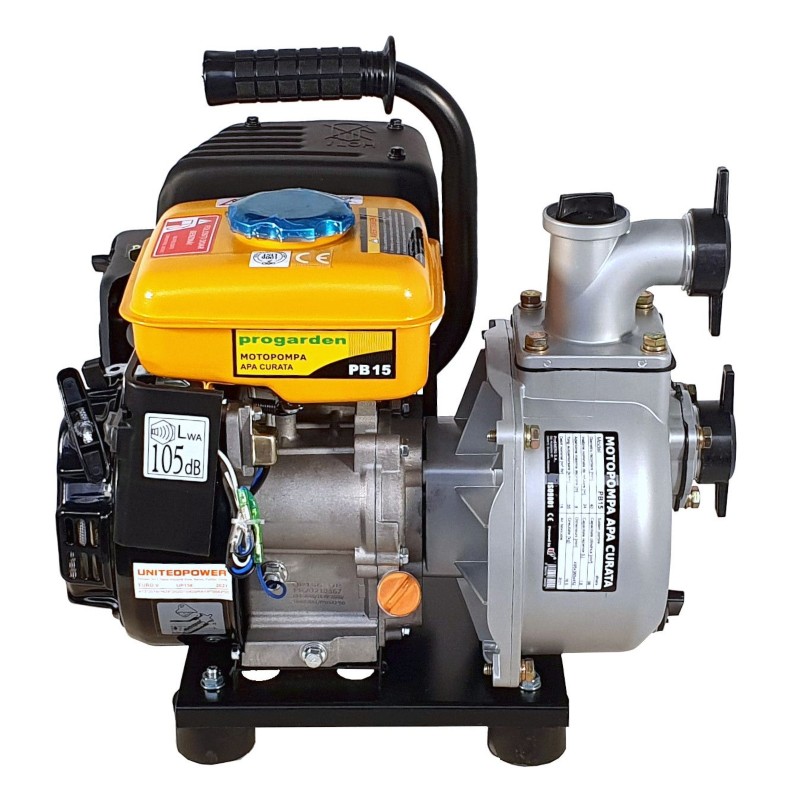 4510000040 ProGARDEN PB15 Motopompa 1.5"/40mm, benzina, apa curata