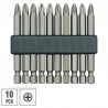 65660 VOREL Set 10 biti cu varf Philips PH3, lungime 25 mm
