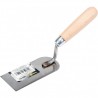 06110 VOREL Spaclu inox,cu maner indoit din lemn,dimensiune 60x100 mm