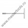 56720 VOREL Cheie tubulara hexagonala 10 mm, lungime 380 mm, tip T