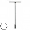 56770 VOREL Cheie tubulara hexagonala 8 mm, lungime 190 mm, tip T