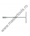 56780 VOREL Cheie tubulara hexagonala 10 mm, lungime 190 mm, tip T