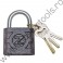 77120 VOREL Lacat cu 3 chei, dimensiune 50 mm