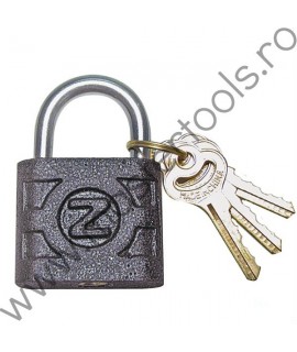 77140 VOREL Lacat cu 3 chei, dimensiune 75 mm