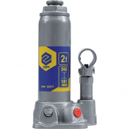 80011 VOREL Cric hidraulic, ridicare 2 tone, inaltime 181-345 mm