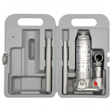 80011 VOREL Cric hidraulic, ridicare 2 tone, inaltime 181-345 mm