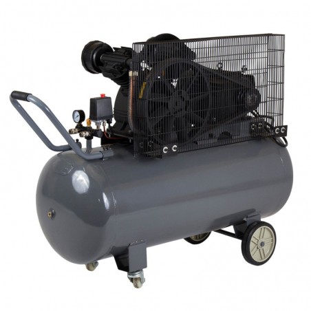 4530106200 STAGER HMV0.6/200 Compresor aer 200L, 8bar, 600L/min, trifazat, angrenare curea
