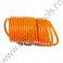 81490 VOREL Furtun spiralat cu mufa cuplaj 1/4", 6 x 8 mm, lungime 5 m
