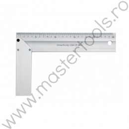 18360 VOREL Echer aluminiu pentru tamplarie, dimensiune 250 mm