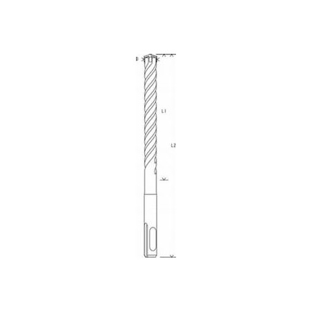 2608833814 BOSCH Burghiu gaurit percutie SDS plus-5X 13 x 150 x 210 mm