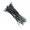 73898 VOREL Set 50 coliere negre, de plastic, dimensiune 500 x 8 mm