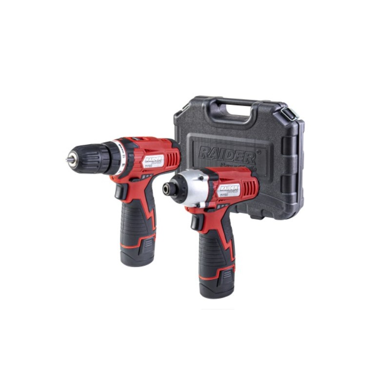 030158 RD-CDIDL01 RAIDER Bormasina si surubelnita impact, 12 V, 1.5 Ah