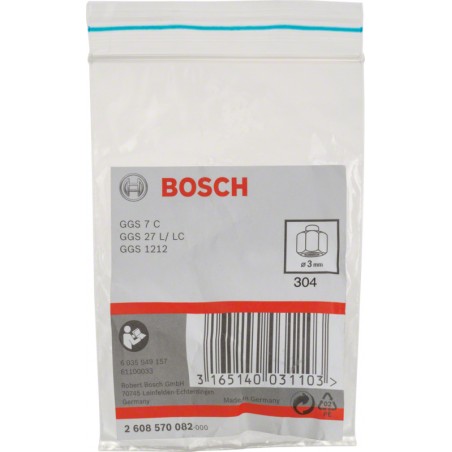 2608570082 BOSCH Bucsa de prindere cu piulita de strangere 3mm