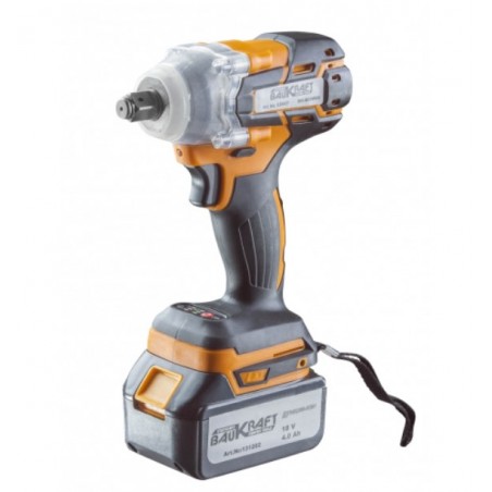 030607 BAUKRAFT Masina insurubat impact,Li-Ion 18V,4Ah,patrat 1/2"