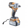 030607 BAUKRAFT Masina insurubat impact,Li-Ion 18V,4Ah,patrat 1/2"
