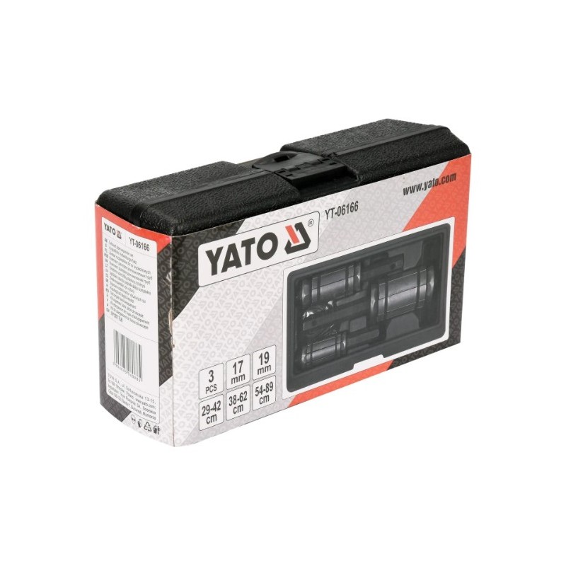 YT-06166 YATO Set ajustare tevi esapamanet,29-42 mm,38-62 mm,54-89 mm