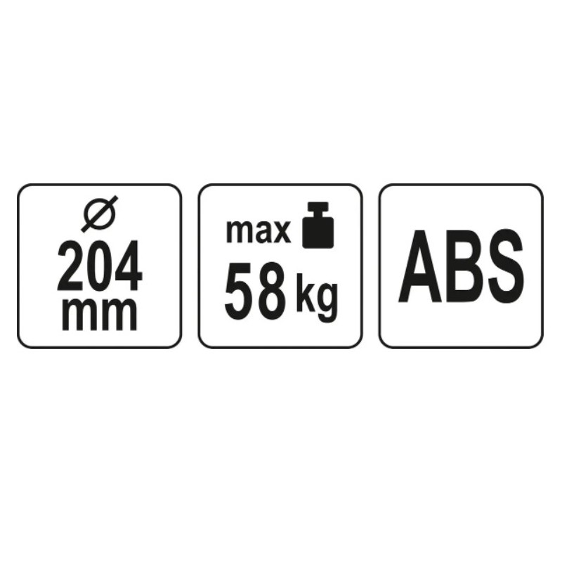 YT-37220 YATO Ventuza diametru 204 mm, capacitate incarcare 58 kg