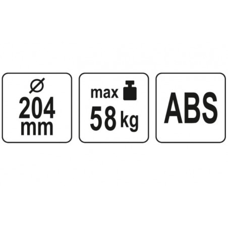 YT-37220 YATO Ventuza diametru 204 mm, capacitate incarcare 58 kg