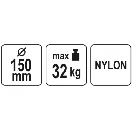 YT-37223 YATO Ventuza diametru 152 mm, capacitate incarcare 32 kg