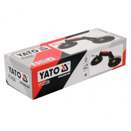YT-37236 YATO Ventuza dubla,diametru 125mm,capacitate incarcare 120kg