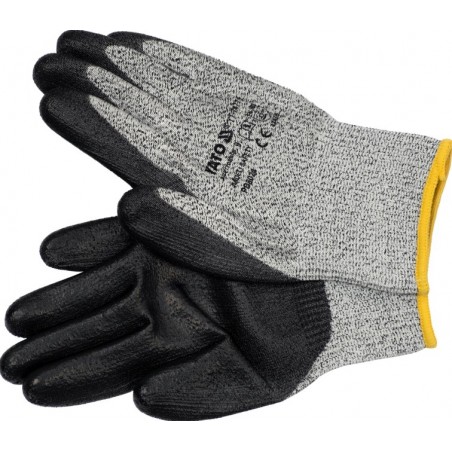 YT-74771 YATO Manusi de protectie negre, marimea 9