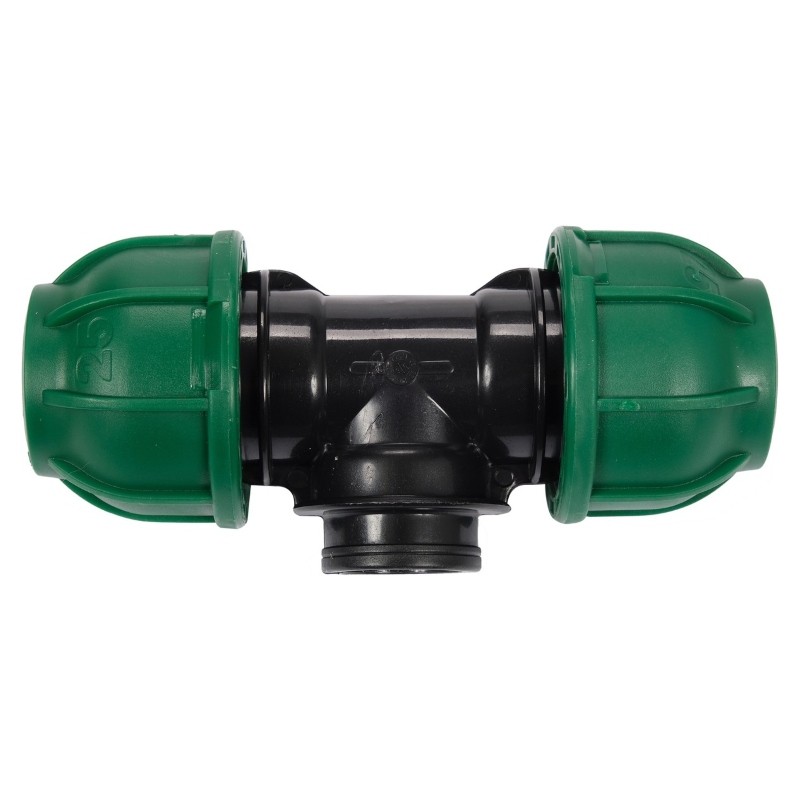 88864 FLO Conector pentru tevi PP, 25 mm x 1/2" x 25 mm, 10 BAR