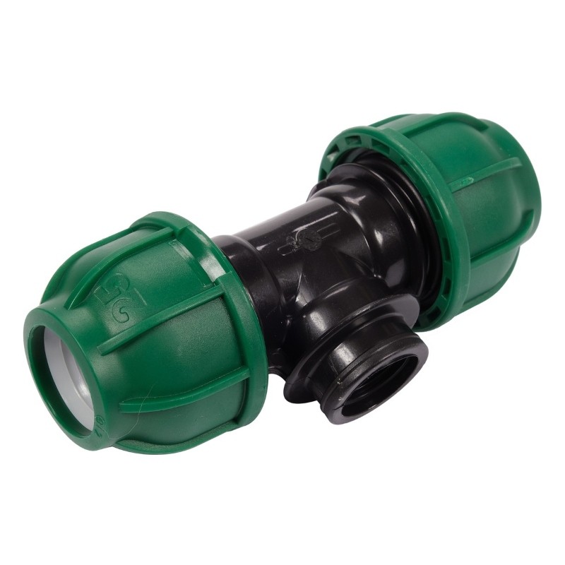 88864 FLO Conector pentru tevi PP, 25 mm x 1/2" x 25 mm, 10 BAR