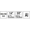 YT-30451 YATO Trepied de aluminiu pliabil, inaltime maxima 1.5 m