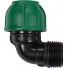 88870 FLO Conector pentru tevi PP,90 grade,dimensiune 25mm x 1",10 BAR