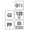 88936 FLO Rezerva plasa pentru filtru de apa cu racord de 1.5" si 2"