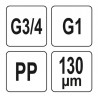 88938 FLO Cartus disc pentru filtru de apa cu racord de 3/4" si 1"
