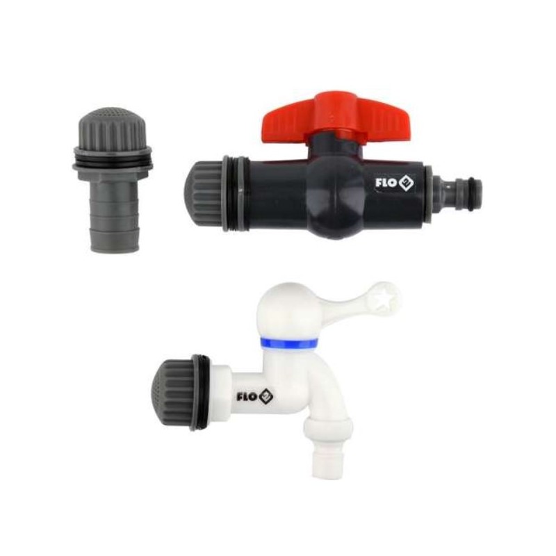 89081 FLO Kit valve, filet 25 mm, conector rapid 19 mm