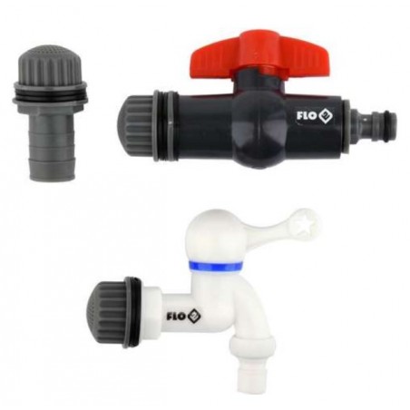 89081 FLO Kit valve, filet 25 mm, conector rapid 19 mm