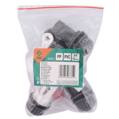 89081 FLO Kit valve, filet 25 mm, conector rapid 19 mm