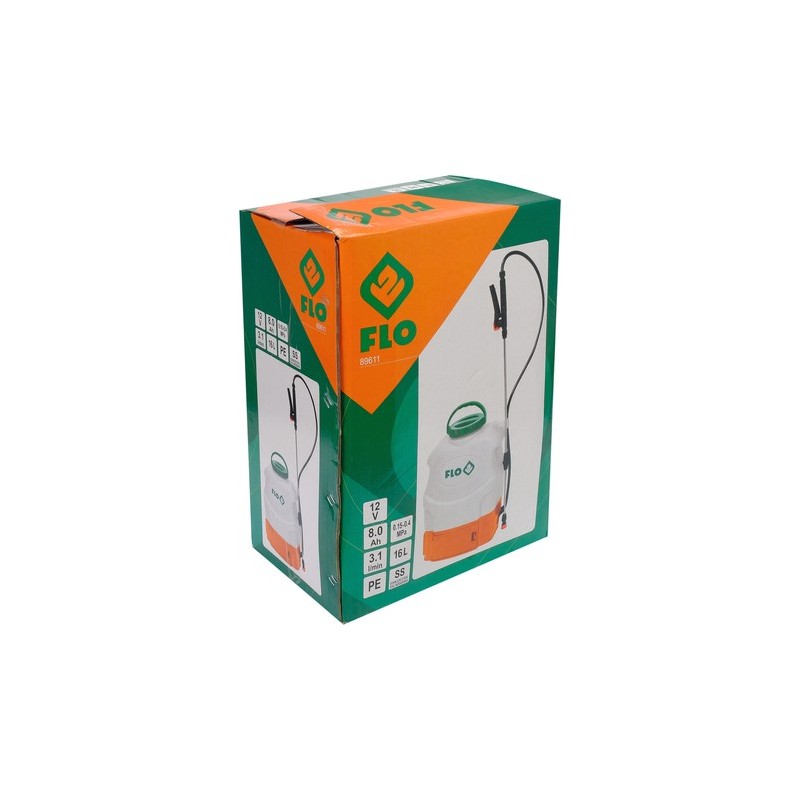 89611 FLO Vermorel compatibil cu acumulator 12V 8.0Ah, capacitate 16l