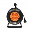 82693 STHOR Prelungitor electric pe tambur 4 prize, lungime 40 m