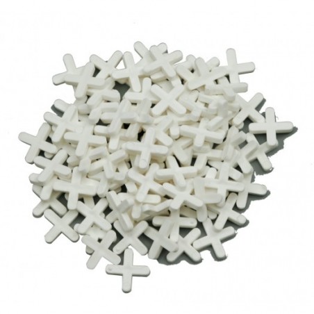 04640 VOREL Set 100 distantiere cruce pentru faianta, marime 4 mm