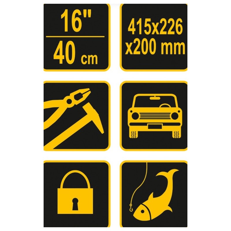 78800 VOREL Cutie pentru scule, marime 40 cm