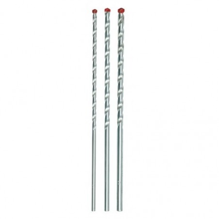 23530 VOREL Set 3 burghie beton,dimensiune 8,10,12mm,lungime 400 mm
