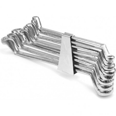 52570 VOREL Set 8 chei inelare cotite, dimensiuni 6-22 mm