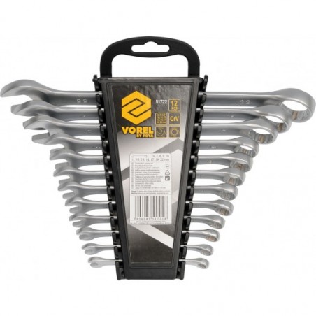 51722 VOREL Set 12 chei combinate, dimensiuni 6-22 mm