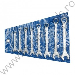 51580 VOREL Set 8 chei combinate, dimensiuni 6-19 mm